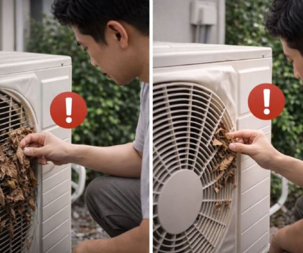 冷氣不冷先別急著修！檢查室外機冷凝器與出風口是否阻塞